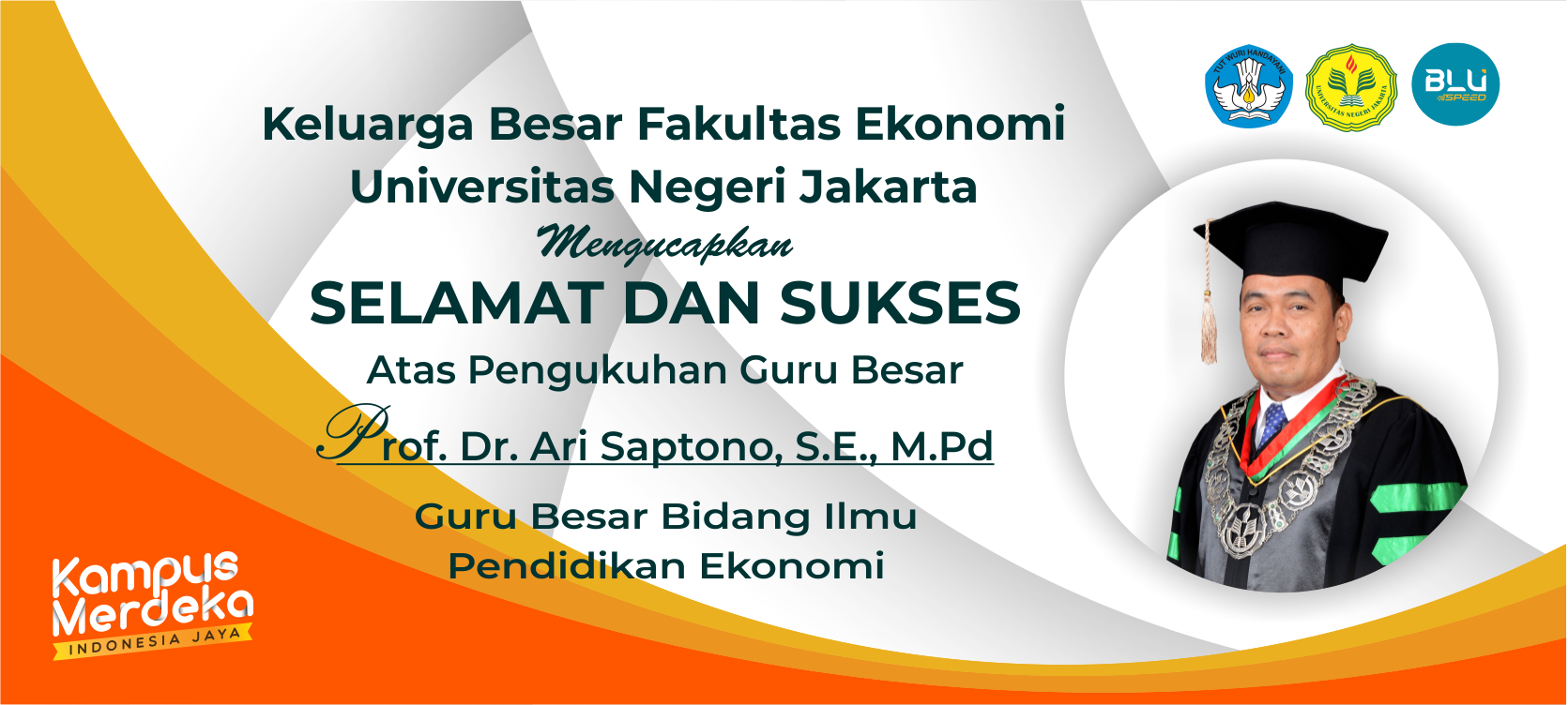 Pengukuhan Guru Besar Prof. Dr. Ari Saptono, S.E., M.Pd